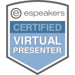 Certified espeakers Virtual Presenter